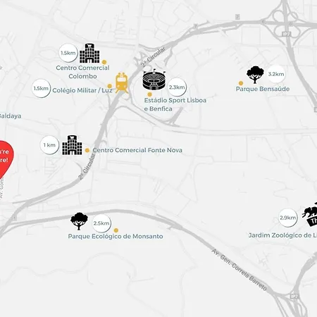 Elegant Flat In Benfica - 10 Min To Center *